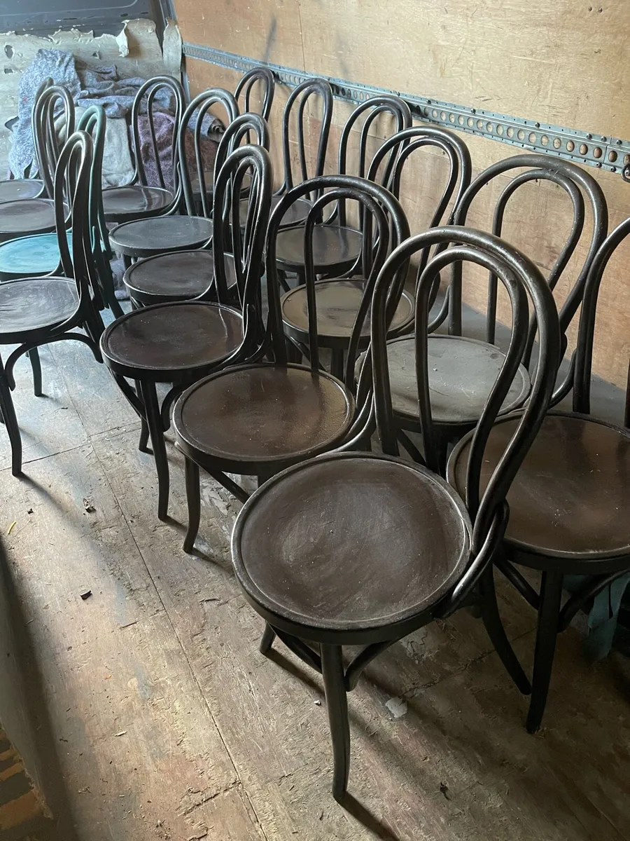 16 bentwood cafe bistro restaurant chairs - Image 1