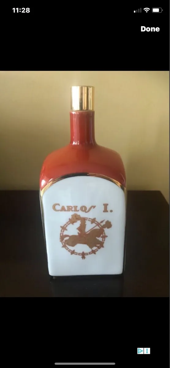 Very Rare Carlos 1 Ceramic Crock - Image 1