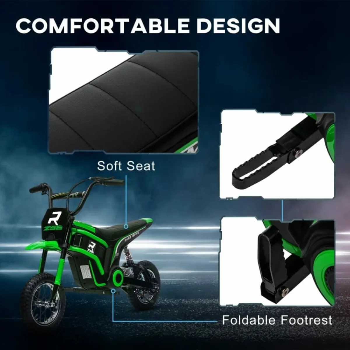 24V Electric Motorbike with Twist Grip Throttle, M - Image 3