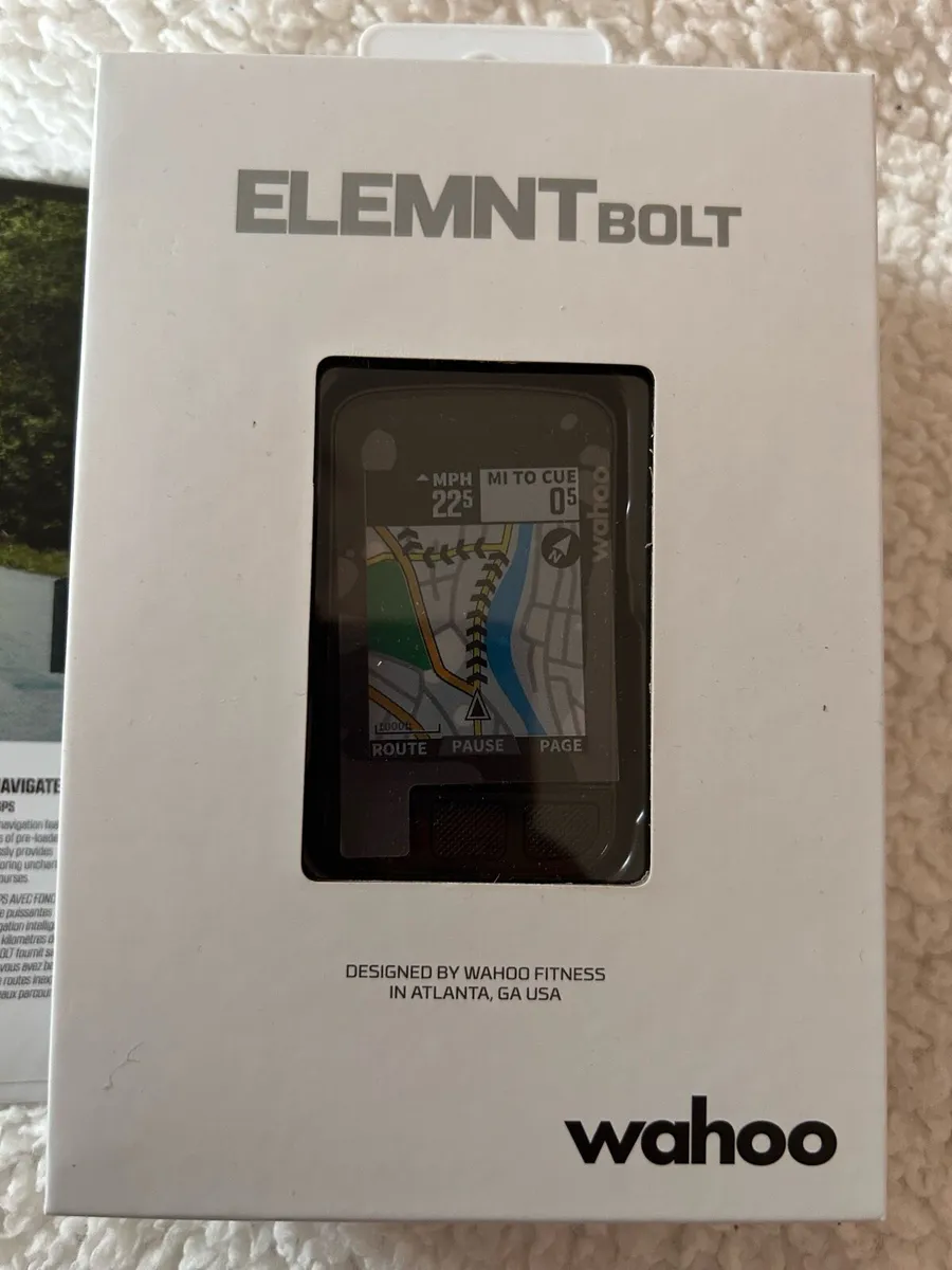 Wahoo Elemnt Bolt Bike Computer New Unused - Image 3