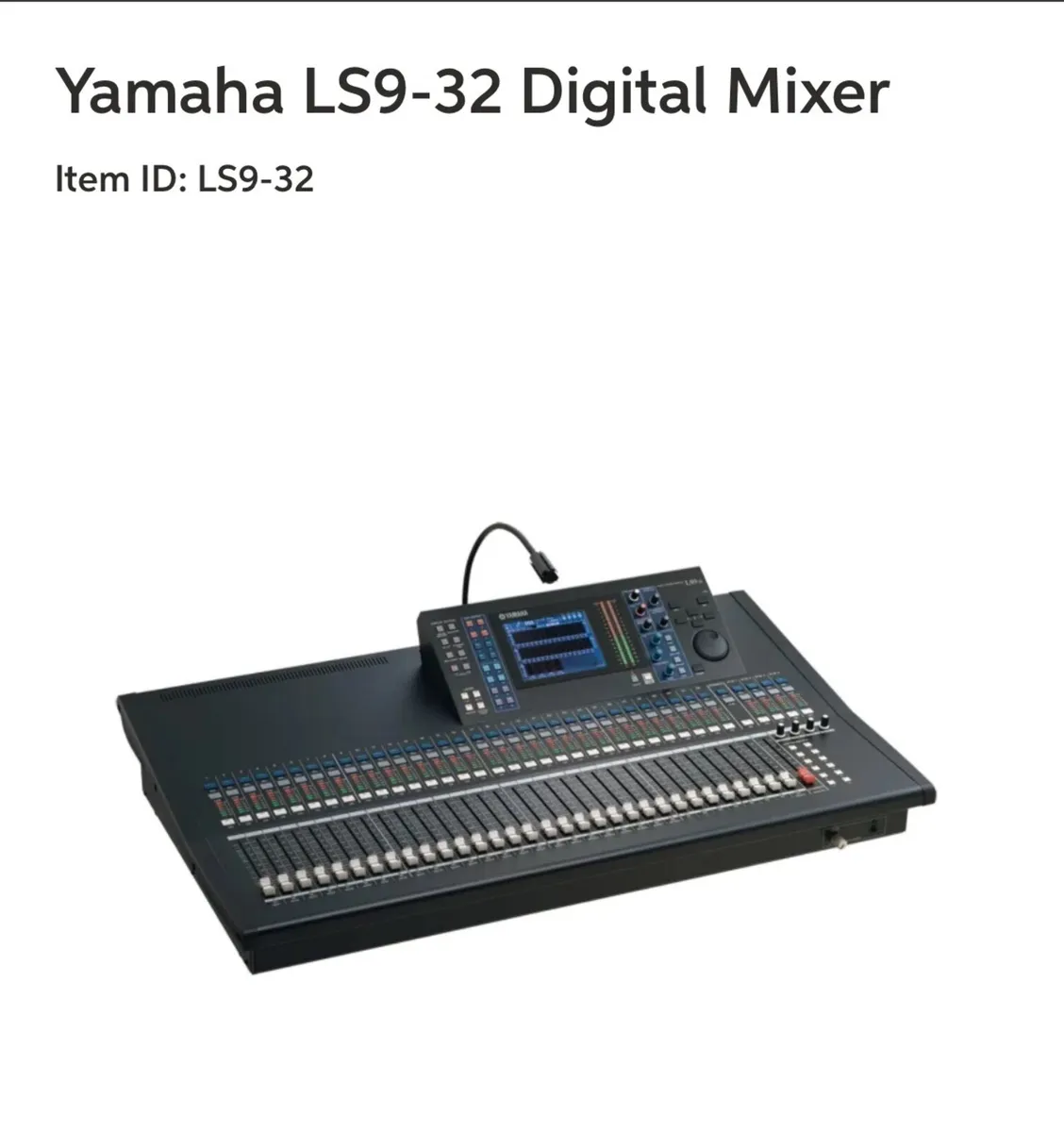 Yamaha Mixer LS9 32-64 - Image 1