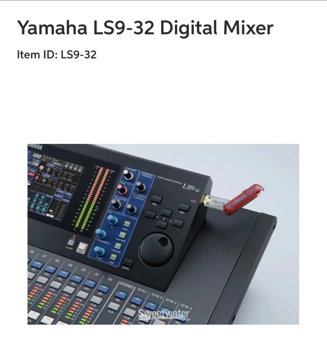 Yamaha Mixer LS9 32-64 - Image 4