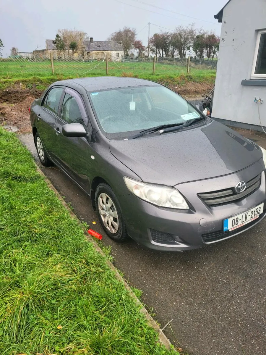 08 Toyota Corolla. Tested -11-01-27. Tax' 31/03/26 - Image 1