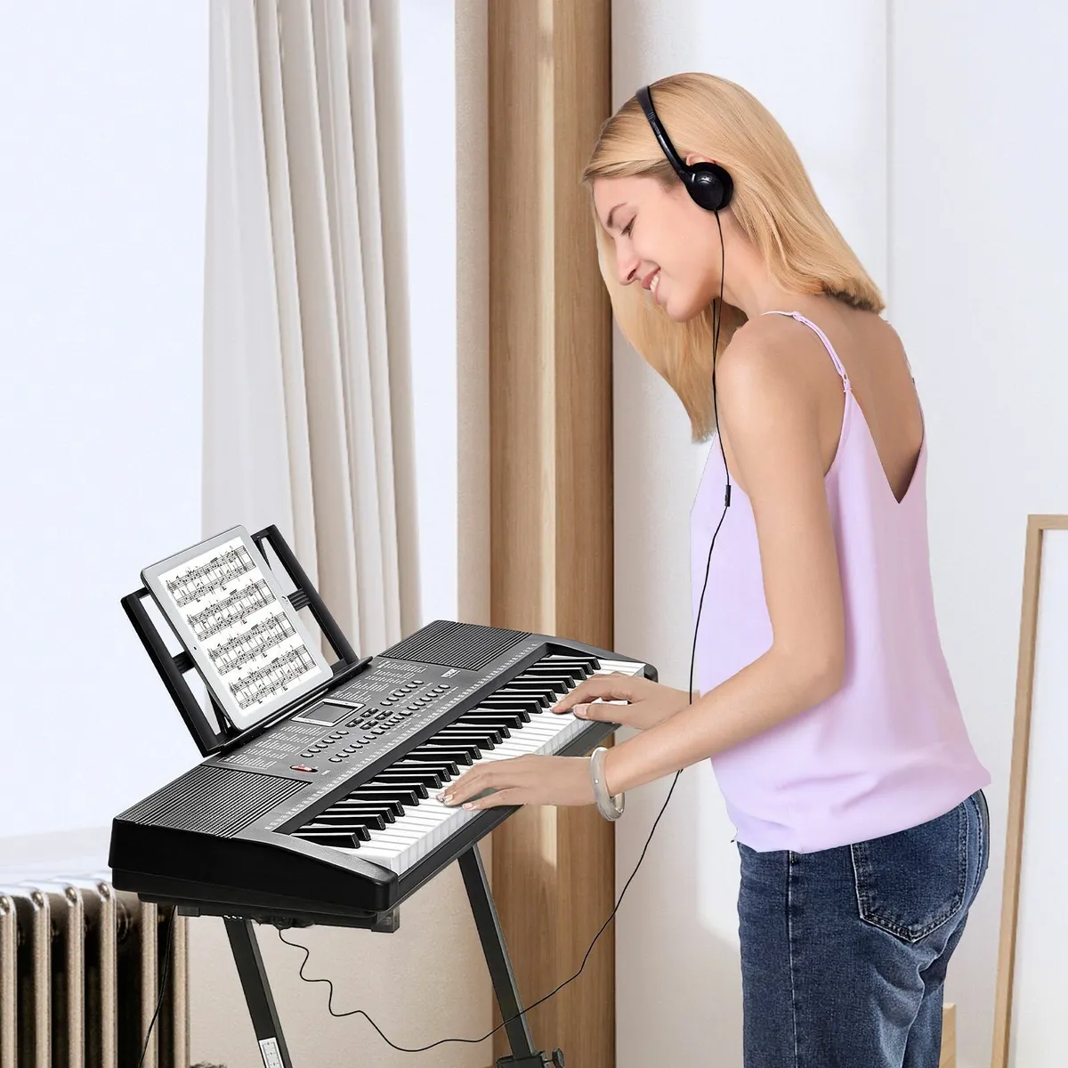 61 Key Digital Keyboard Piano Electric Portable - Image 4