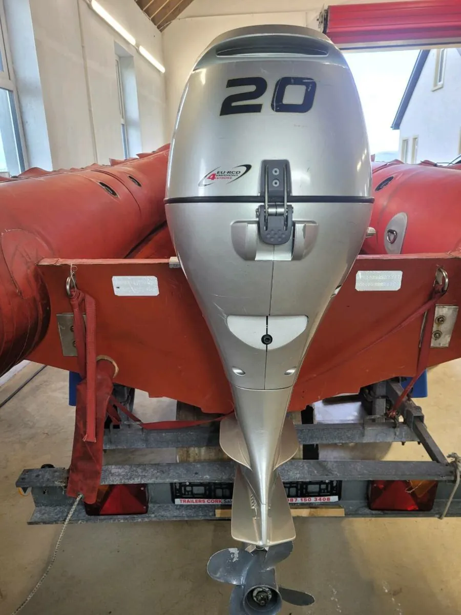 Rib galvanised trailer 20hp honda 4stroke - Image 3