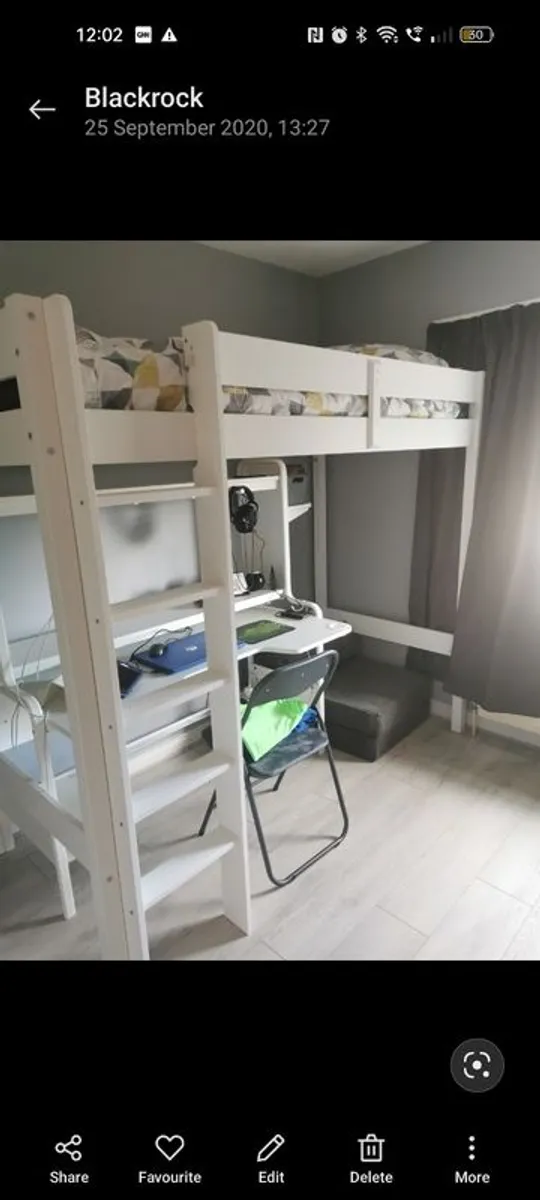 2 Jysk High sleepers and media unit - Image 1