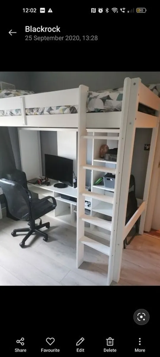 2 Jysk High sleepers and media unit - Image 2
