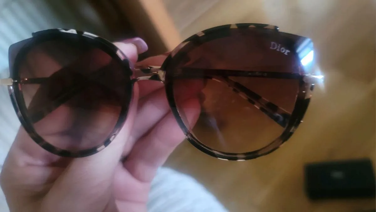 Christian Dior Tortoishell Offset 2 Sunglasses - Image 4