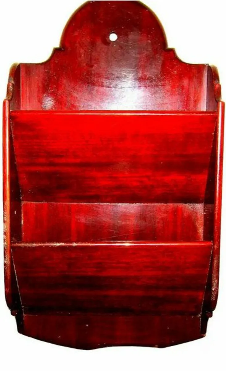 Vintage Harrods Wooden Letter Rack - Image 2