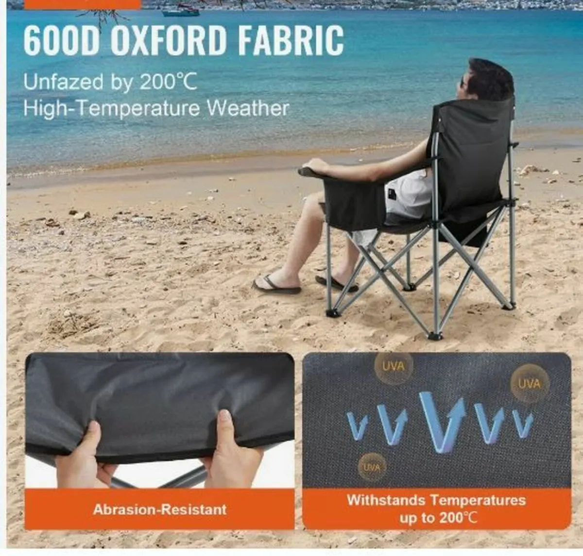 Camping Folding Chair for Adults - Image 2