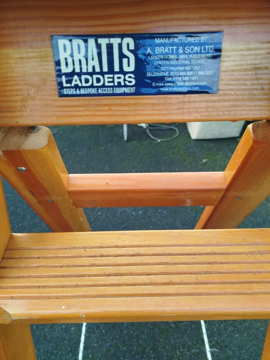 A. Bratts wooden Steps - Image 1