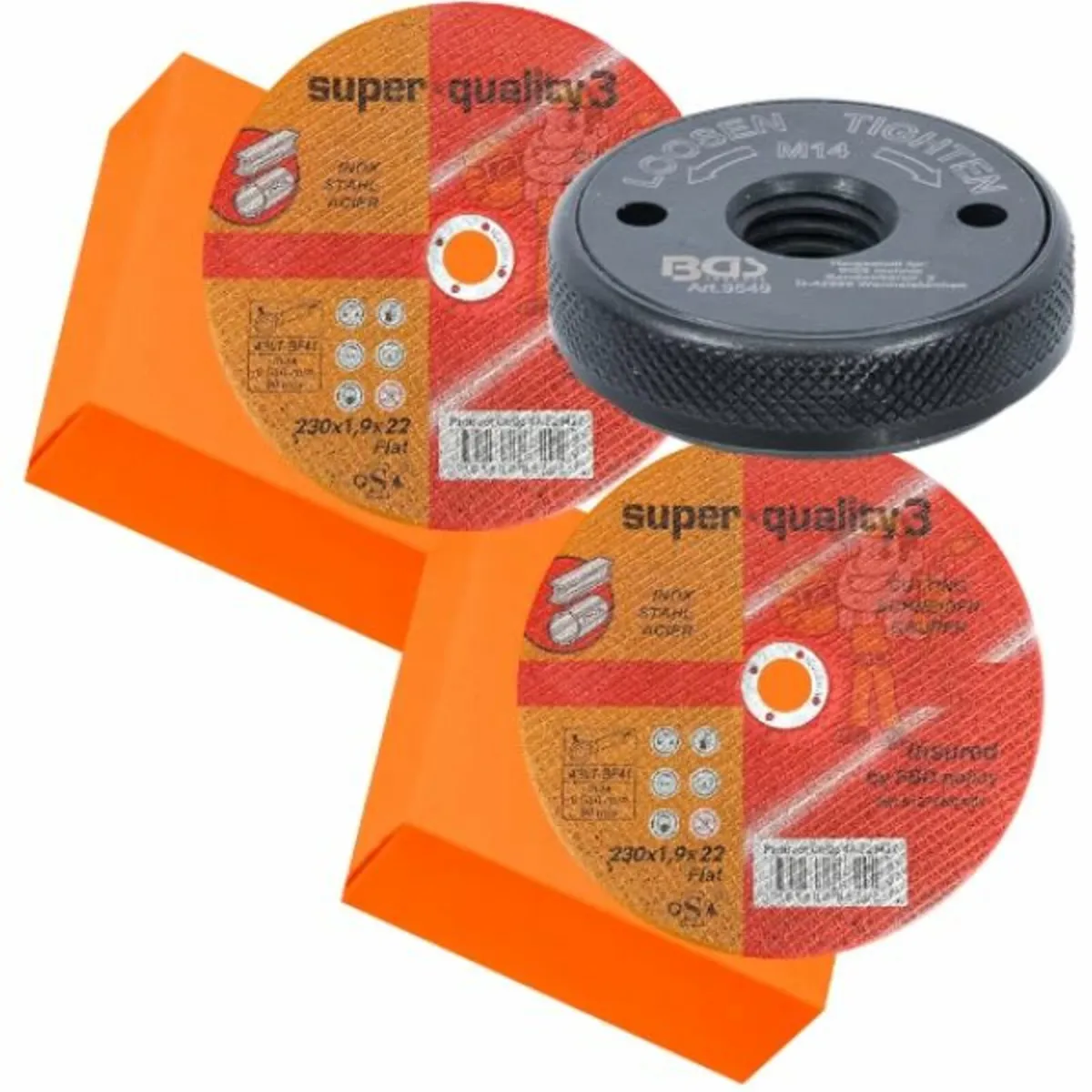 Super Quality 3 Flat 50 x Stainless Steel Cutting - Image 1