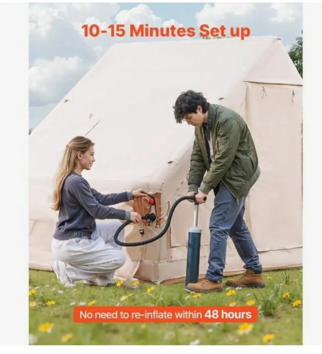 Inflatable Tents for Camping, 5-8 Person - Image 4