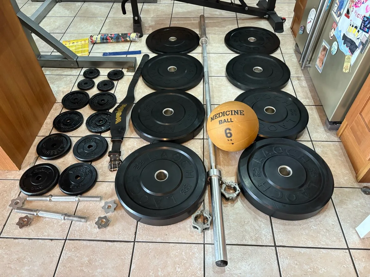 WITHOUT DOUBT BEST GYM WEIGHTLIFTING SET DONE DEAL - Image 3
