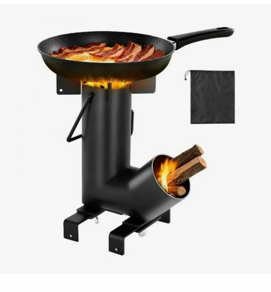Camping Rocket Stove, Wood Burning - Image 3