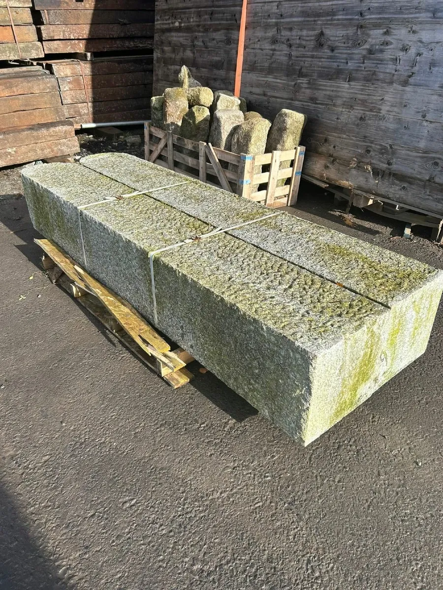 Natural  Granite Gate Posts - Image 2
