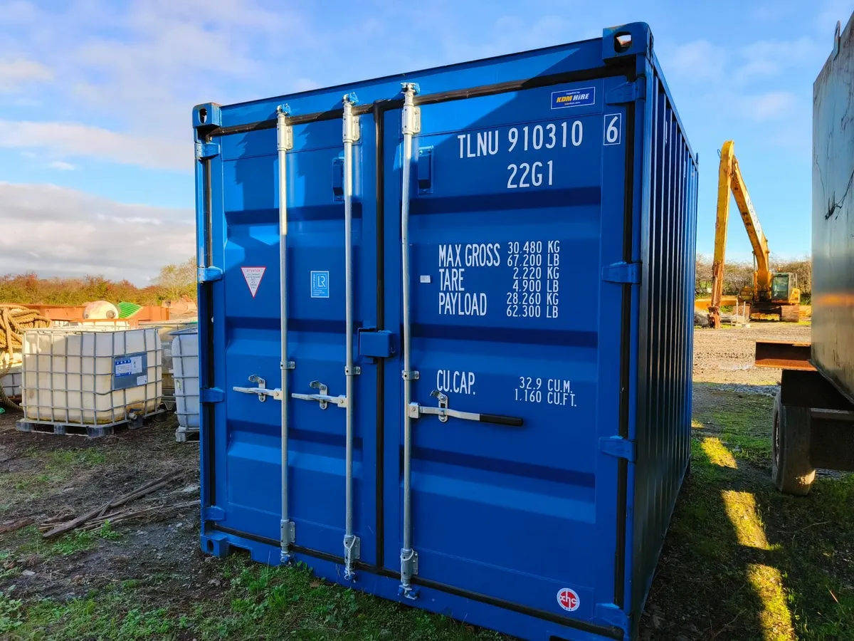 10' x 8' Steel Container set up with sink & power - Image 1