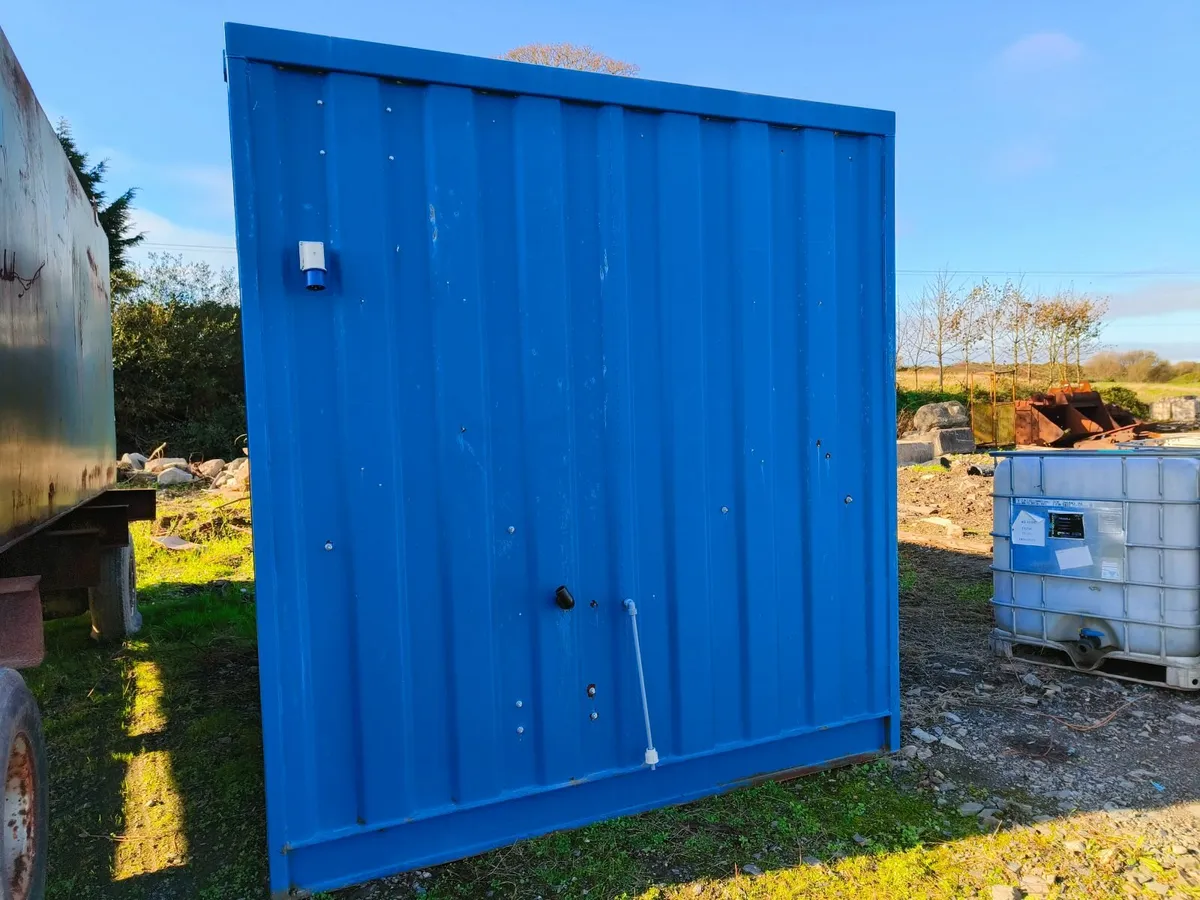 10' x 8' Steel Container set up with sink & power - Image 2