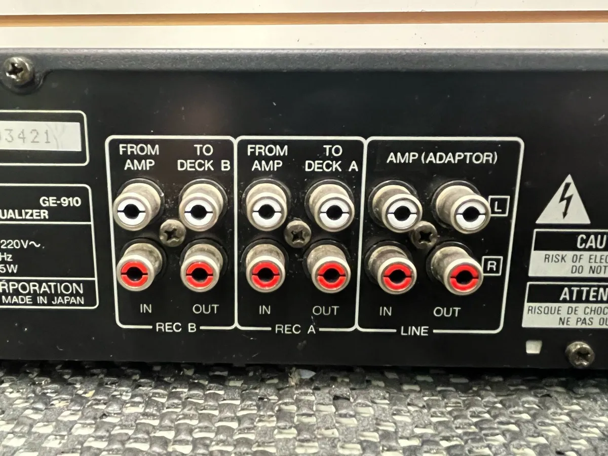 Kenwood Stereo Dual Graphic Equalizer GE-910 - Image 3