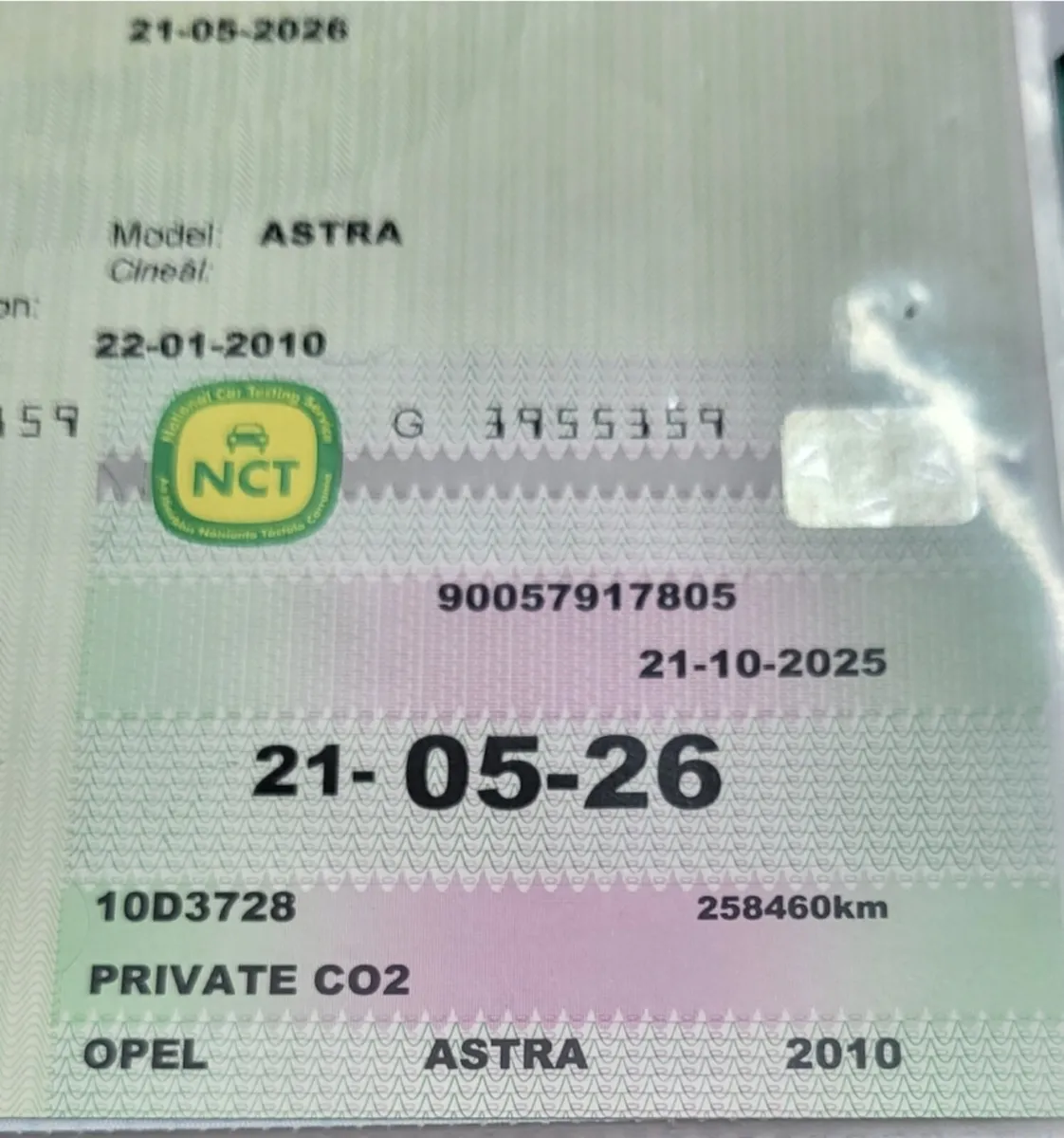 Opel Astra DSL 2010 new NCT - Image 2