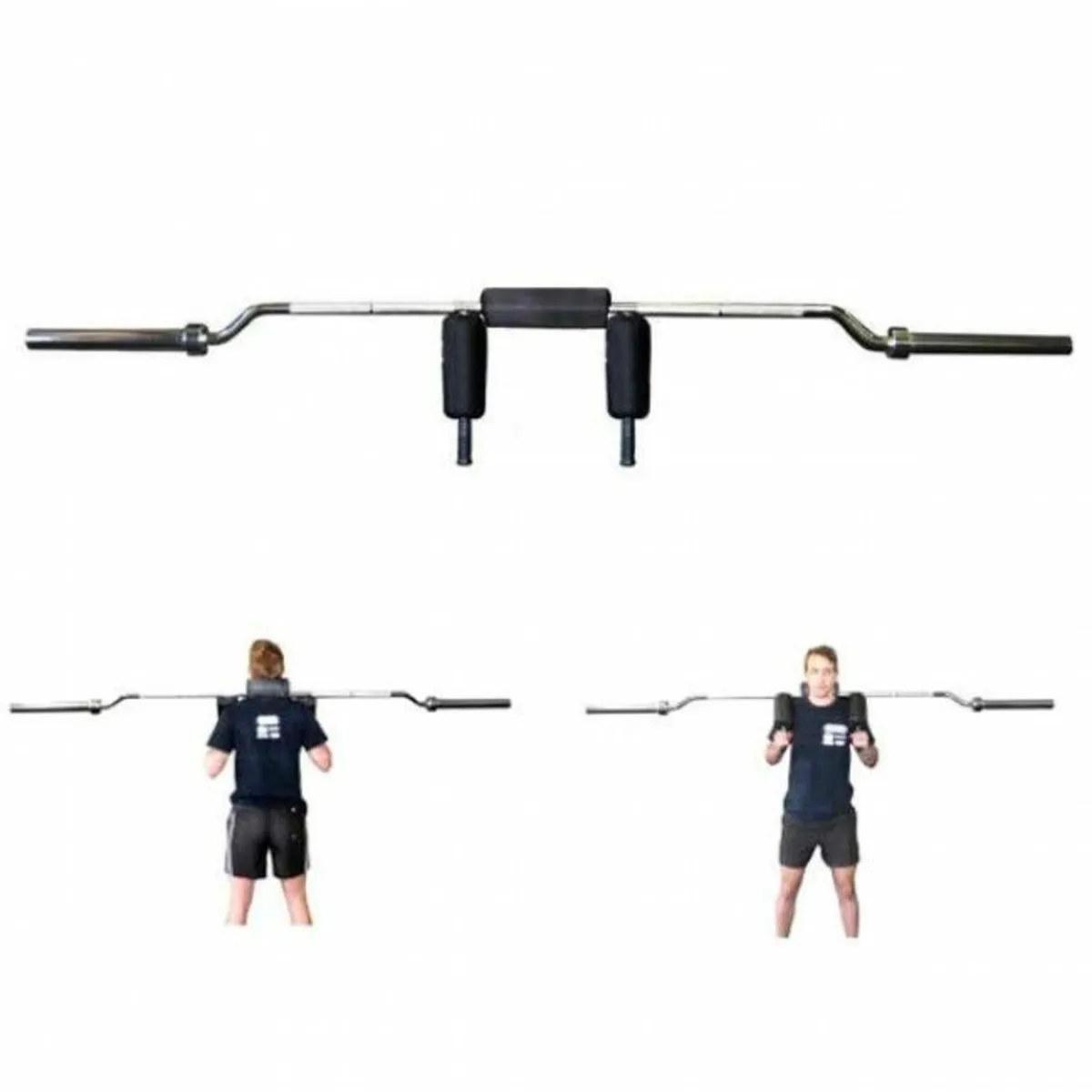 Safety squat bar