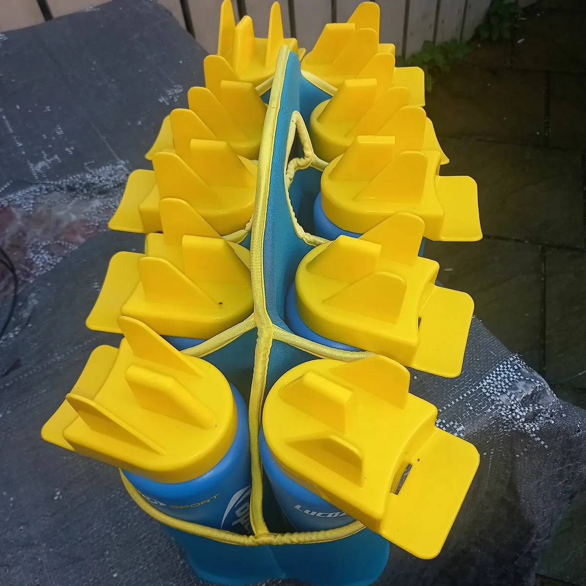 Lucozade hygiene sports bottles and Basket - Image 2