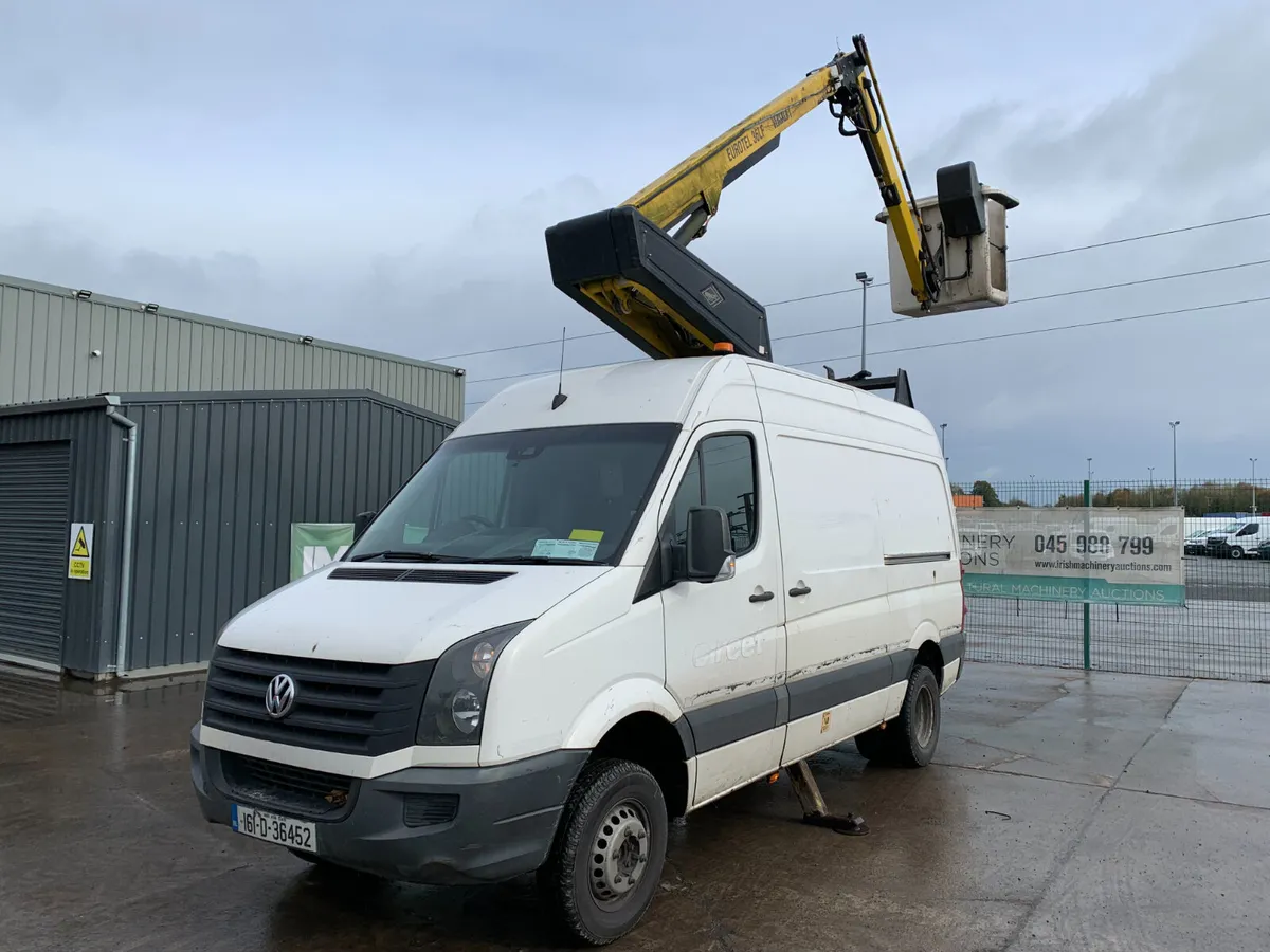 2016 VOLKSWAGEN CRAFTER CHERRY PICKER FOR AUCTION - Image 1