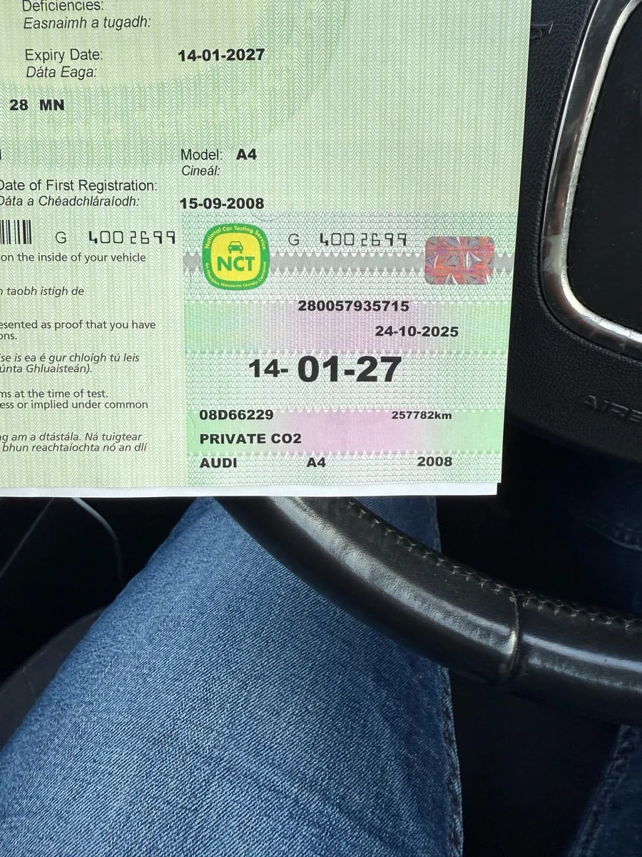 Audi a4 manual test and taxed - Image 1