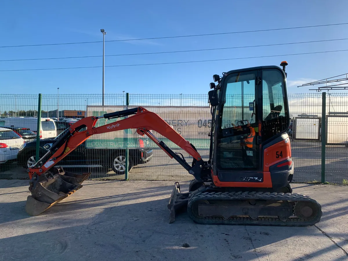 2019 KUBOTA U27-4 EXCAVATOR FOR AUCTION - NAAS - Image 3