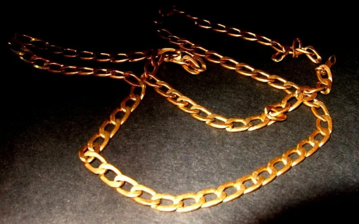 Vintage 9ct Gold 19" Unisex Neck Chain - Image 3