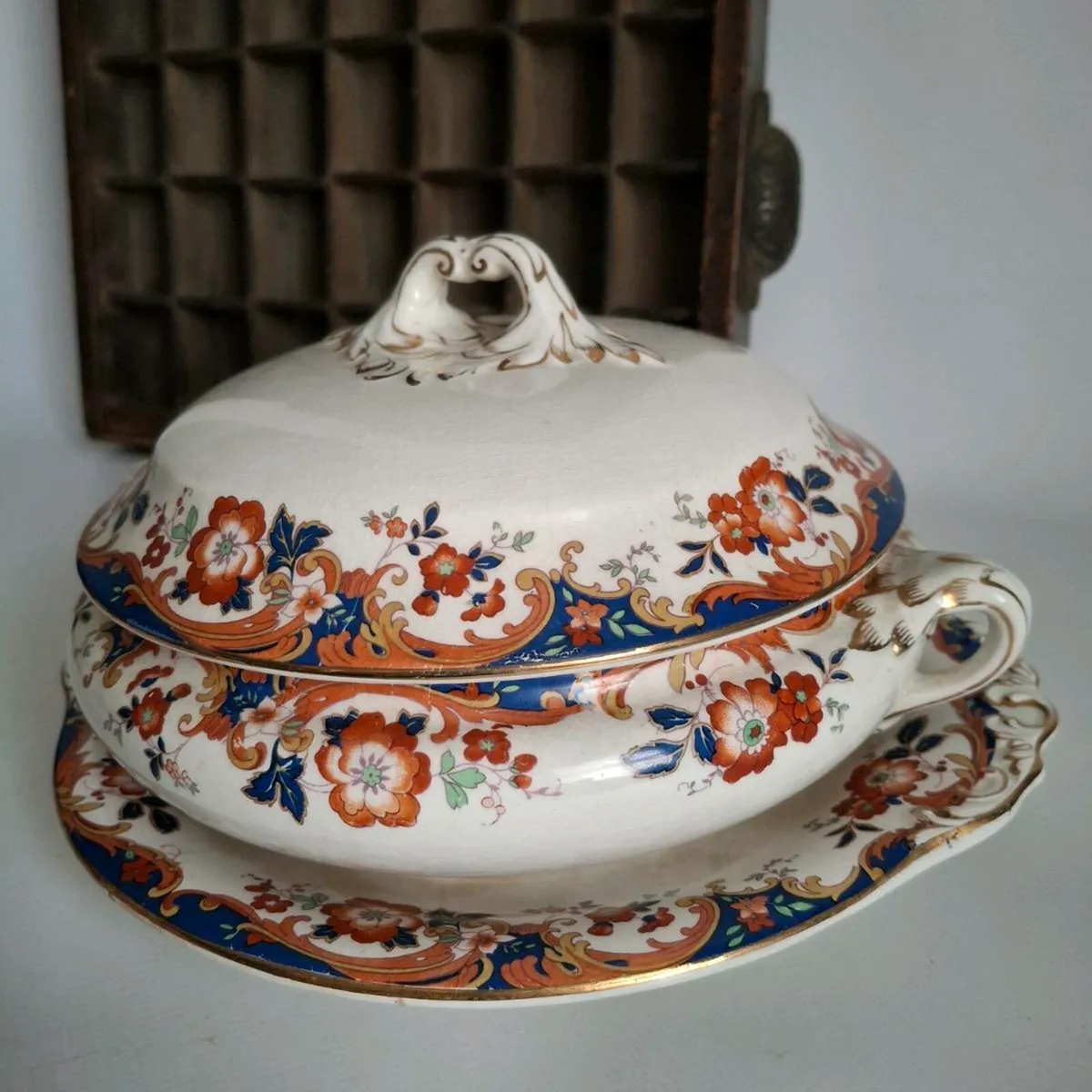 Booths Pottery Tureens with Platters - Image 2
