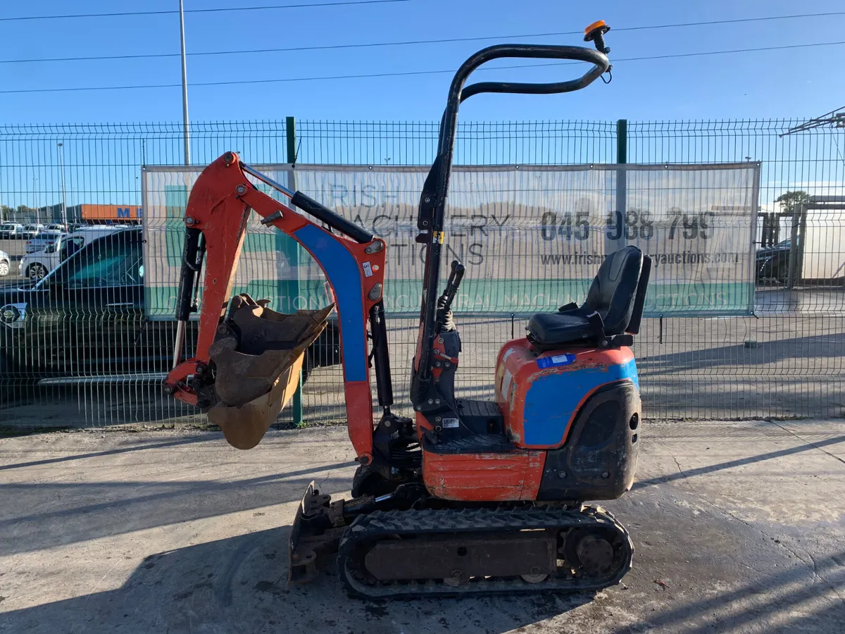 2017 KUBOTA K008-3 MINI EXCAVATOR FOR AUCTION - Image 2