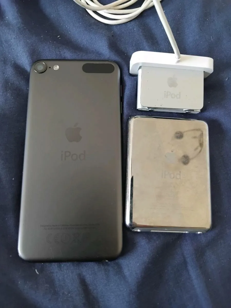 I POD,  I POD Shuffle and I POD Nano with charger - Image 2