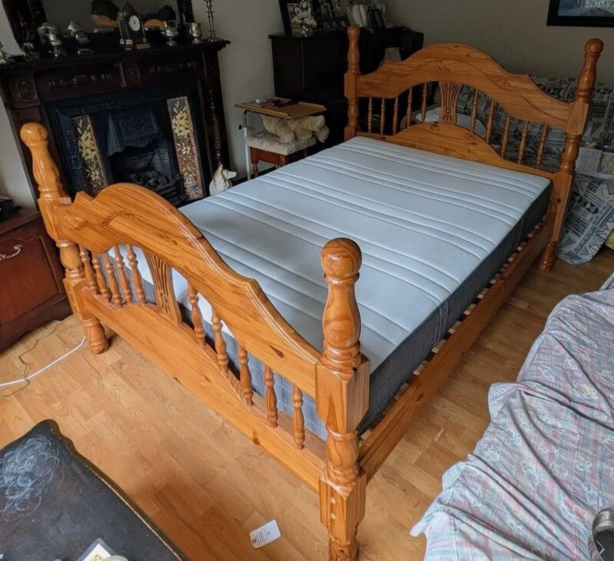Double Bed and mattress - Image 1