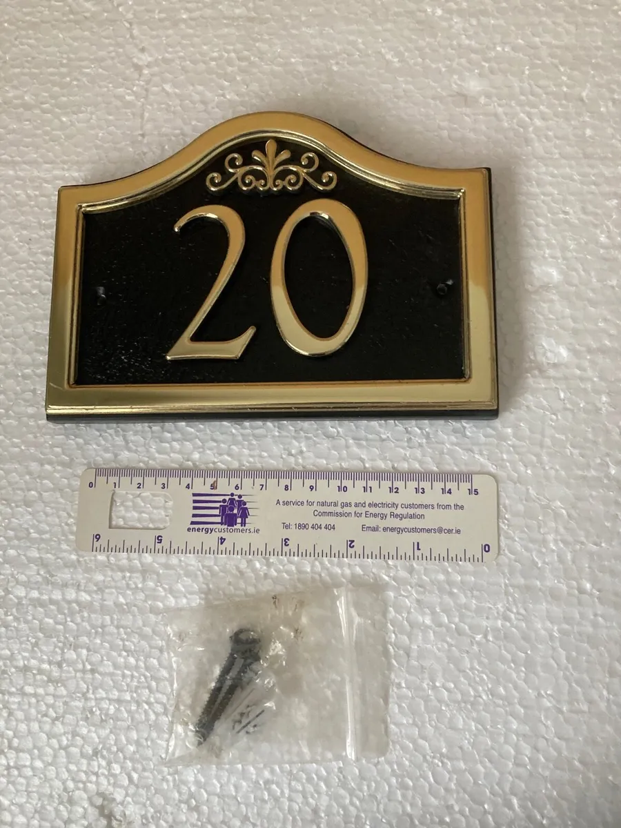 House Number Plaque - Image 1