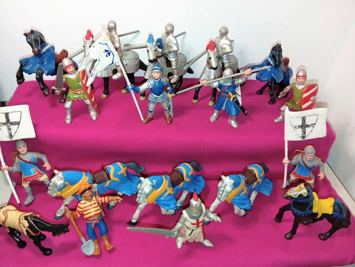 Collection Of Bullyland Germany Jousting Knights - Image 1