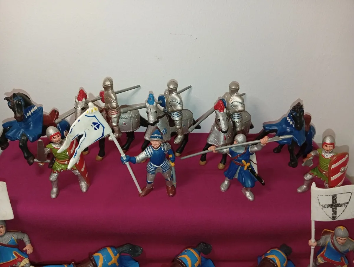 Collection Of Bullyland Germany Jousting Knights - Image 2