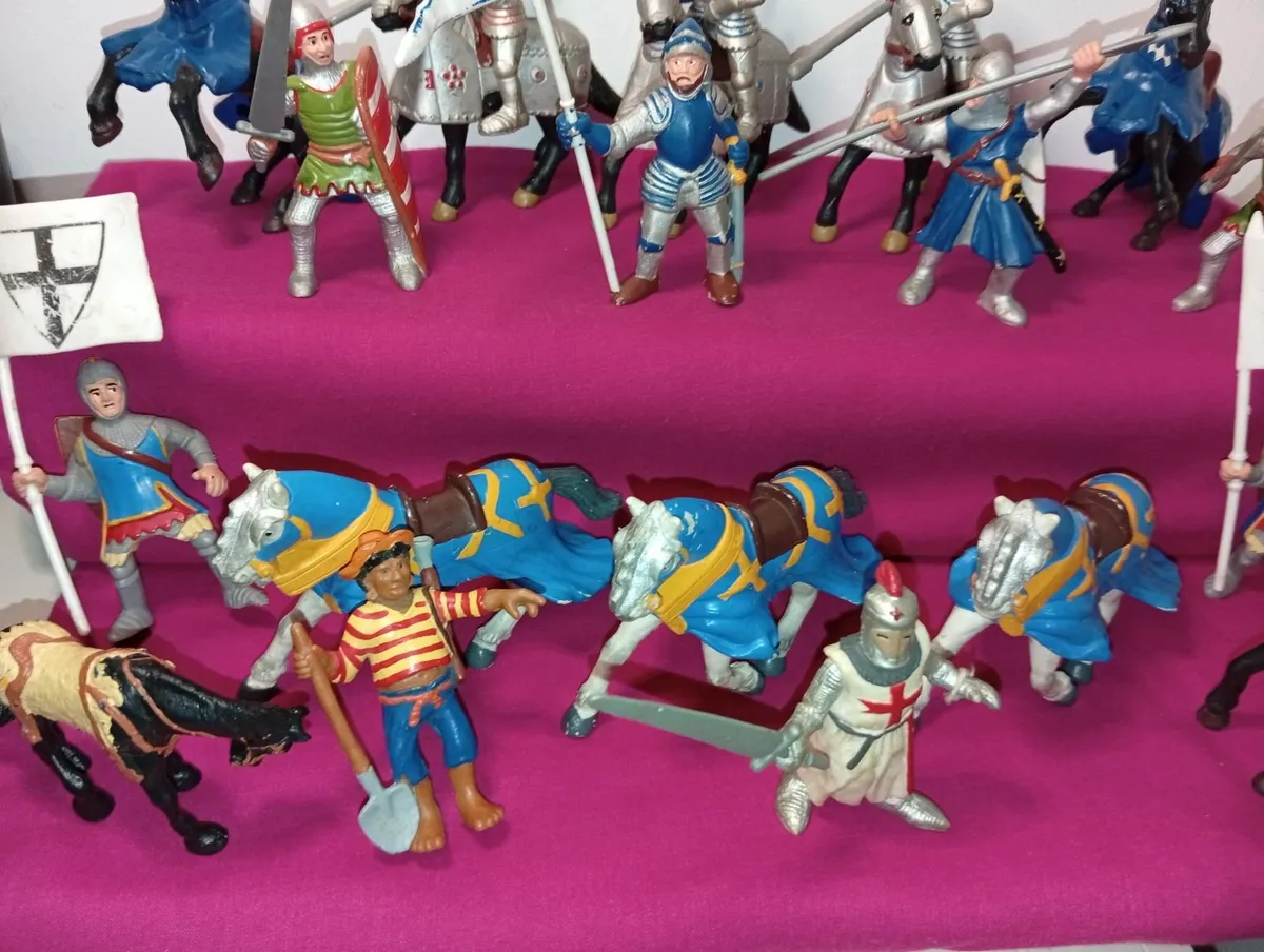 Collection Of Bullyland Germany Jousting Knights - Image 4