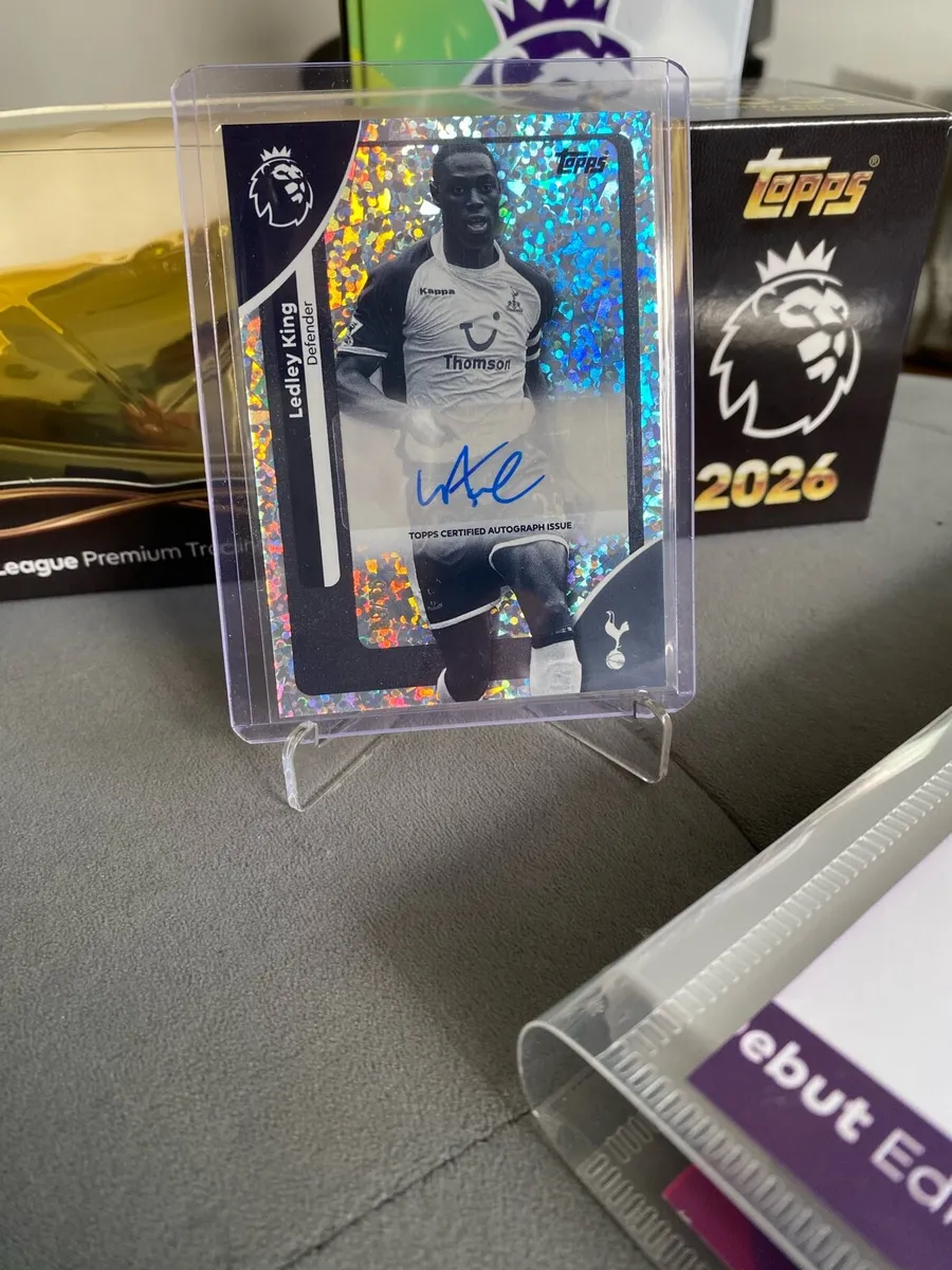 Ledley King Topps Premier League Auto /75 Parallel