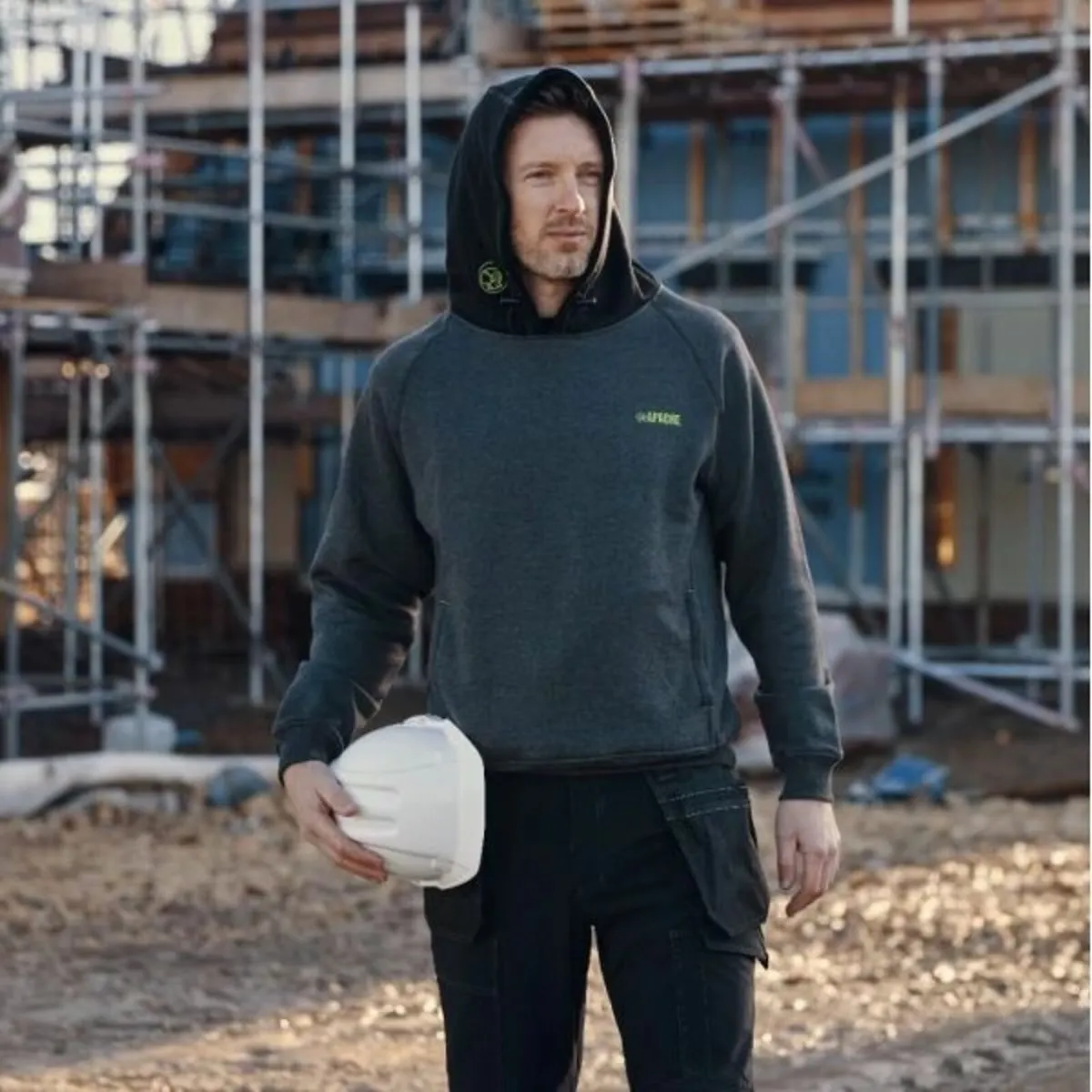 Apache KINGSTON Tradesperson Hoodie (Grey) - Image 2