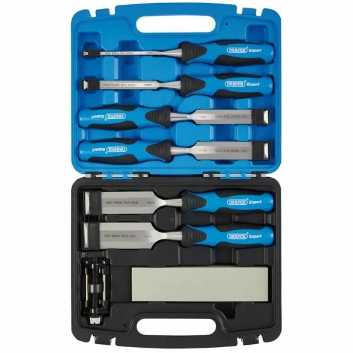 Draper Expert Soft Grip Wood Chisel Kit, 140mm (8 - Image 2