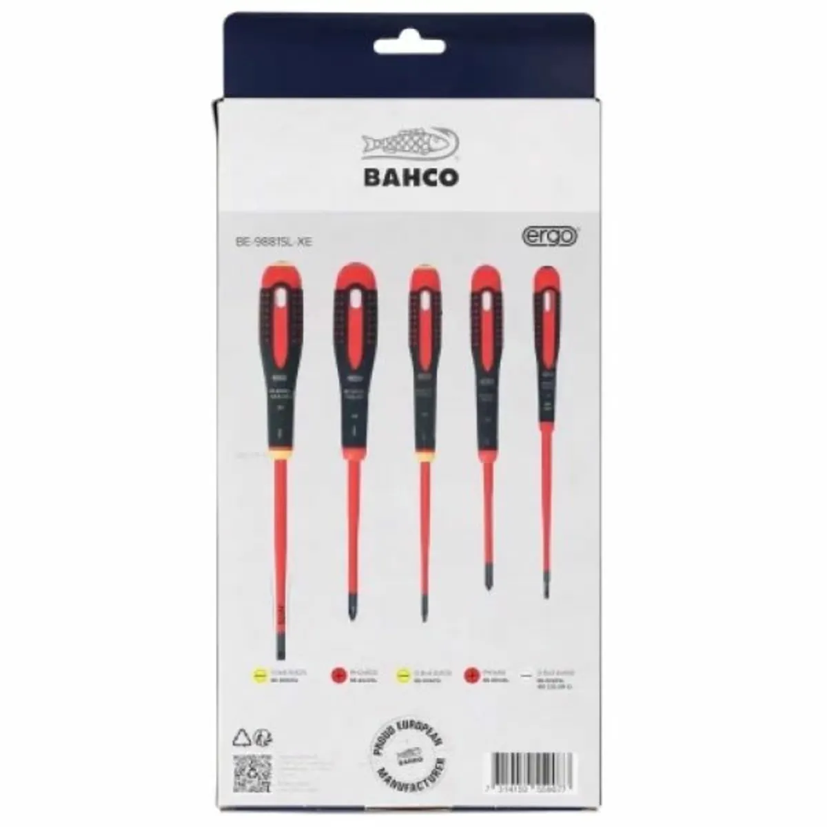 Bahco XMAS BE-9881SL ERGO™ Slim VDE Insulated Scre - Image 2