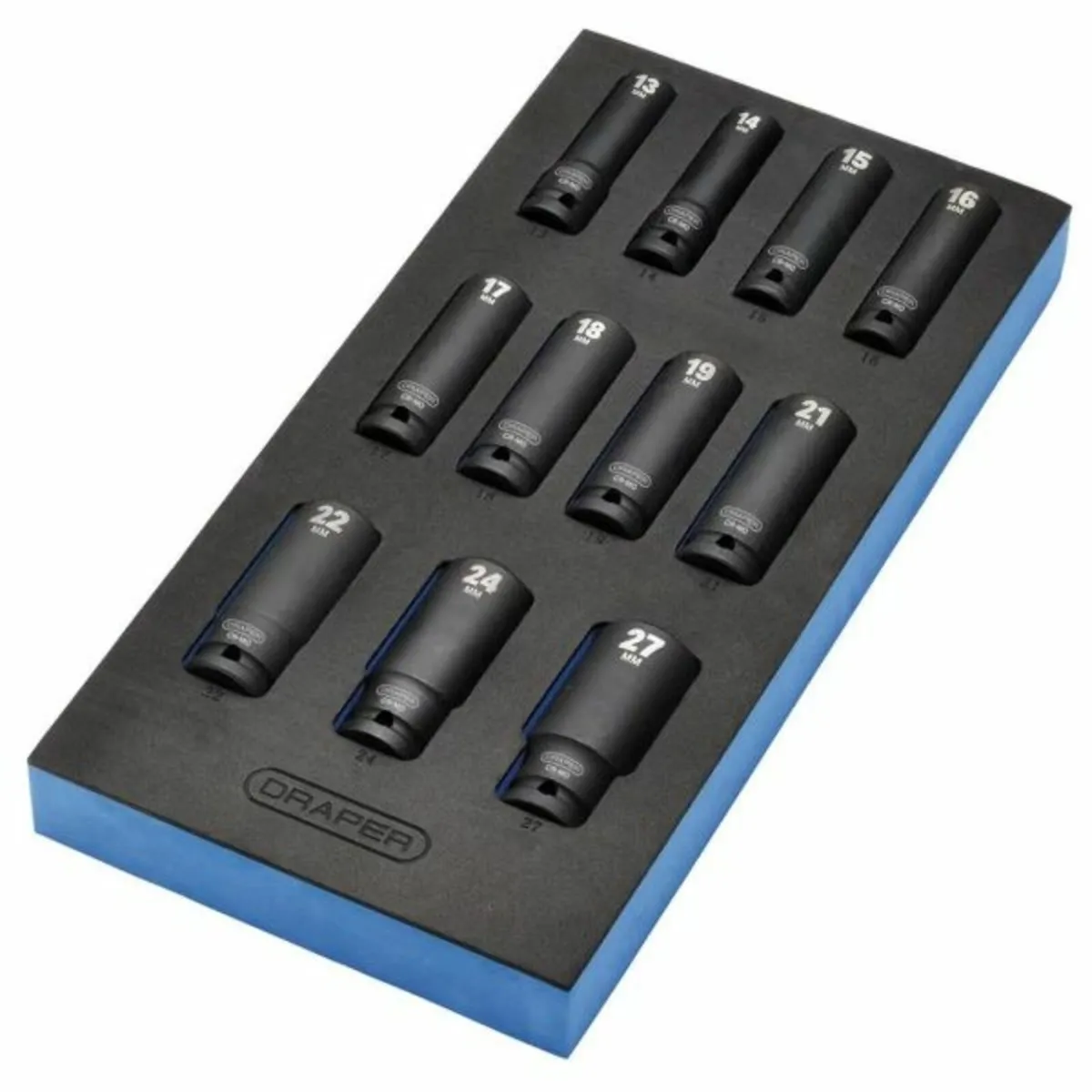 Draper HI-TORQ® Metric Deep Impact Socket Set in E - Image 1