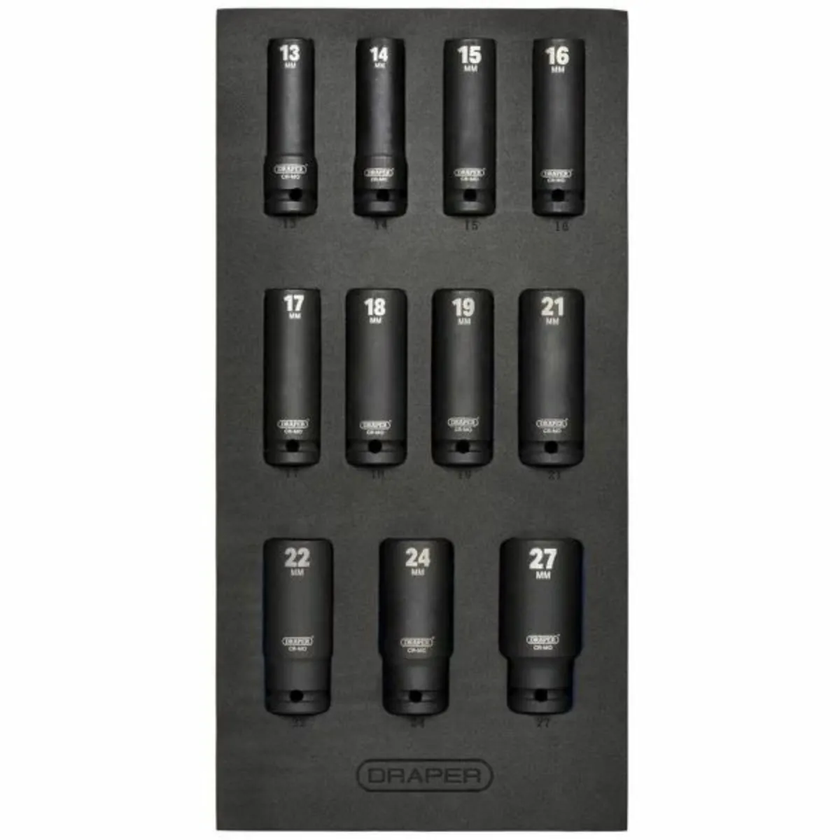 Draper HI-TORQ® Metric Deep Impact Socket Set in E - Image 3