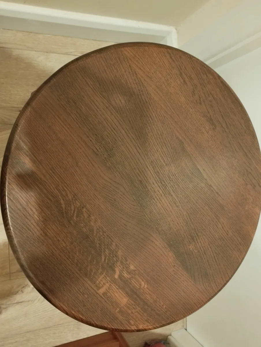 Vintage oak coffee table - Image 2
