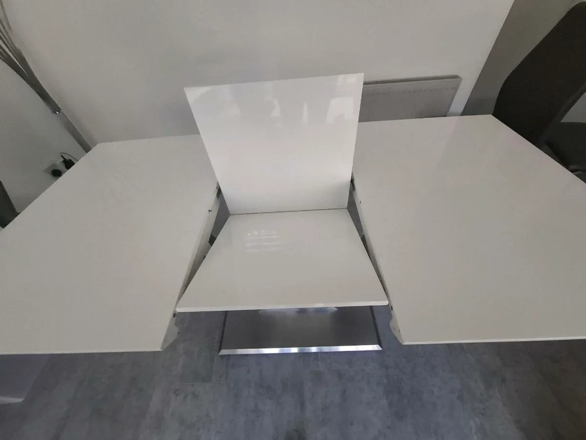 Extendable Dining Table & 4 Chairs - Image 4