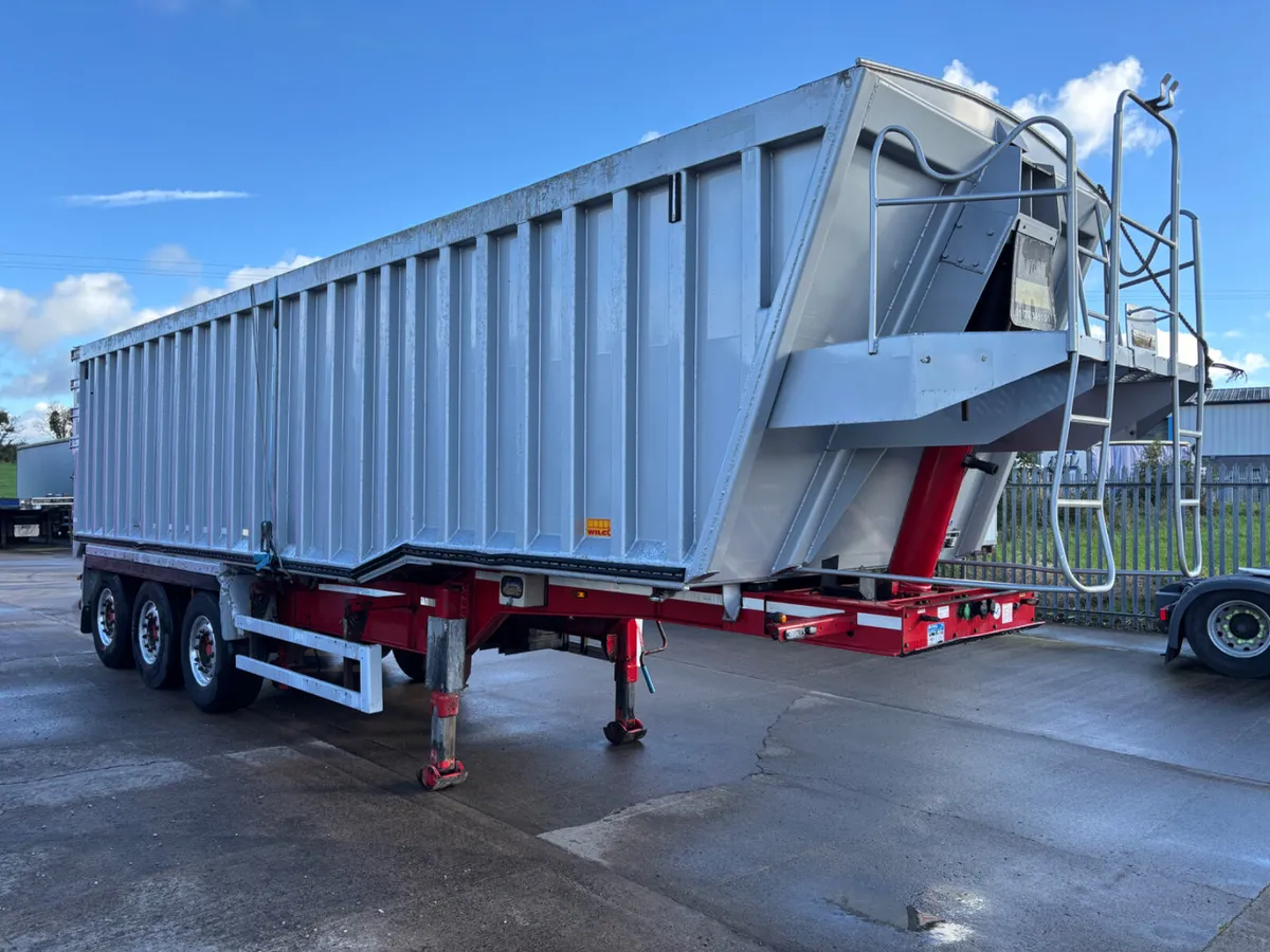 2017 WILCOX Tipping trailer 3 way Door Lift axle - Image 3