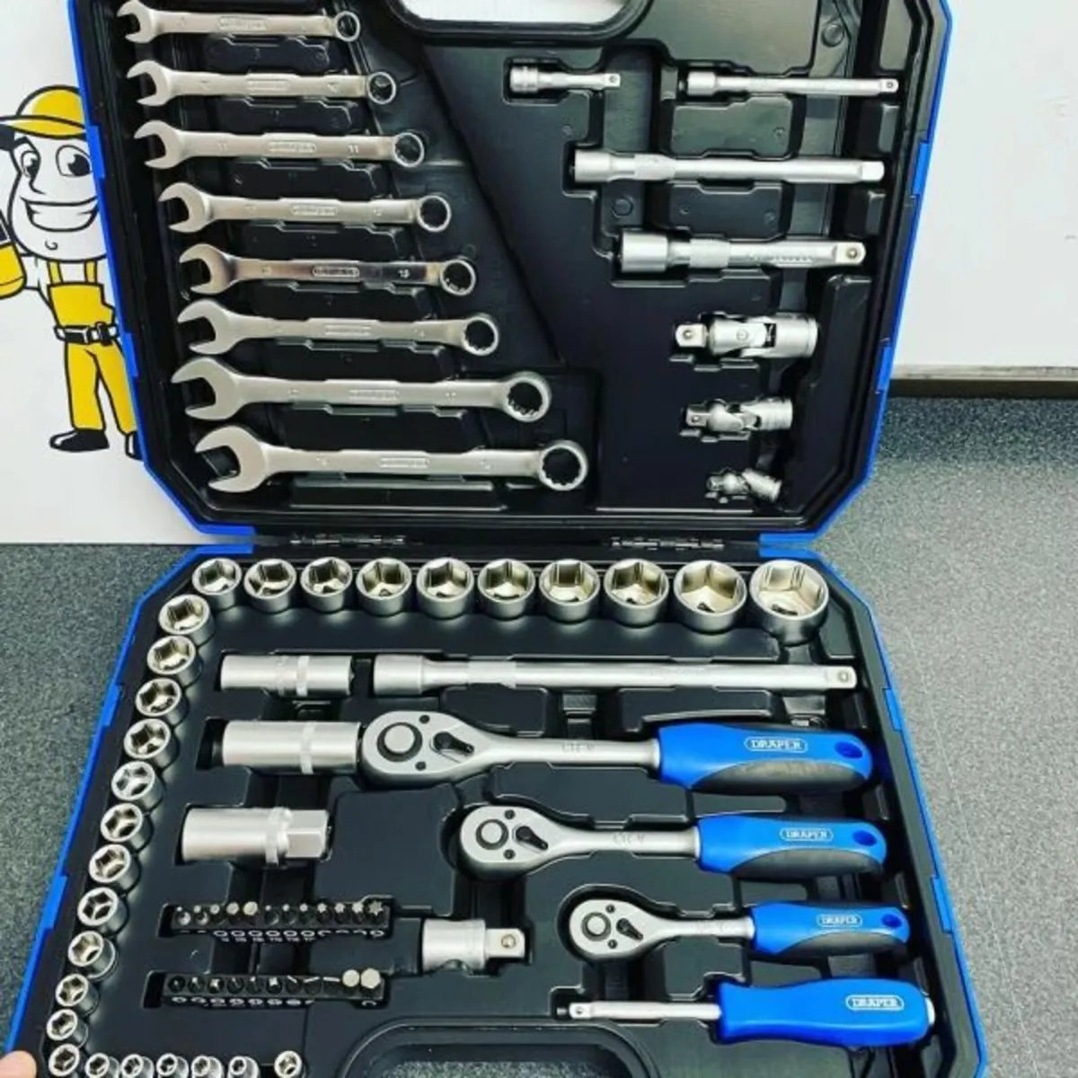 Draper Metric Tool Kit, 1/4", 3/8" and 1/2" Sq. Dr - Image 3
