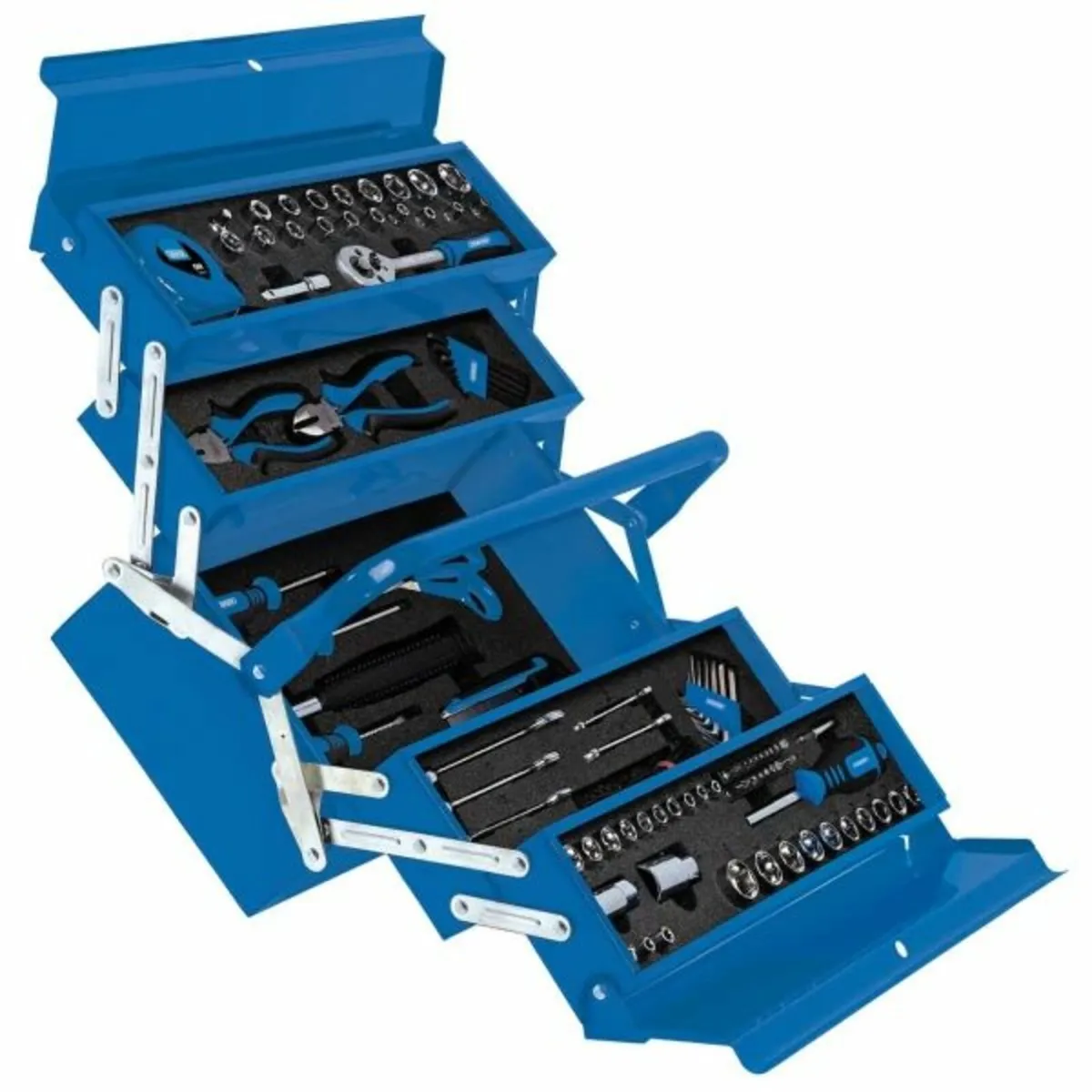 Draper Tool Kit in Steel Cantilever Toolbox (126 P - Image 1