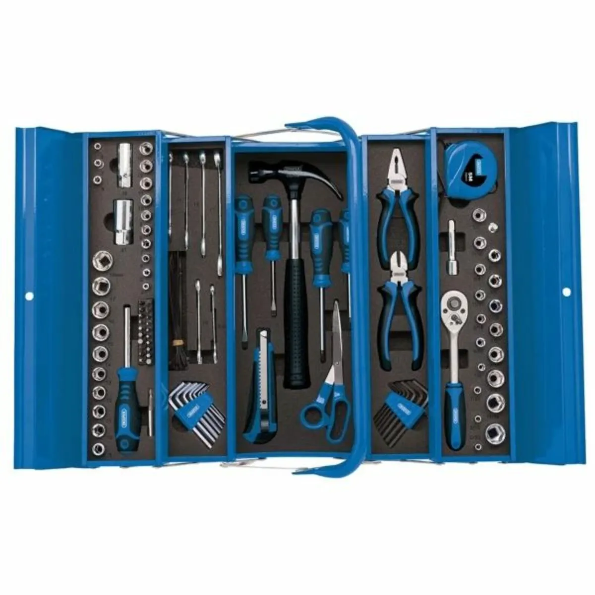 Draper Tool Kit in Steel Cantilever Toolbox (126 P - Image 2